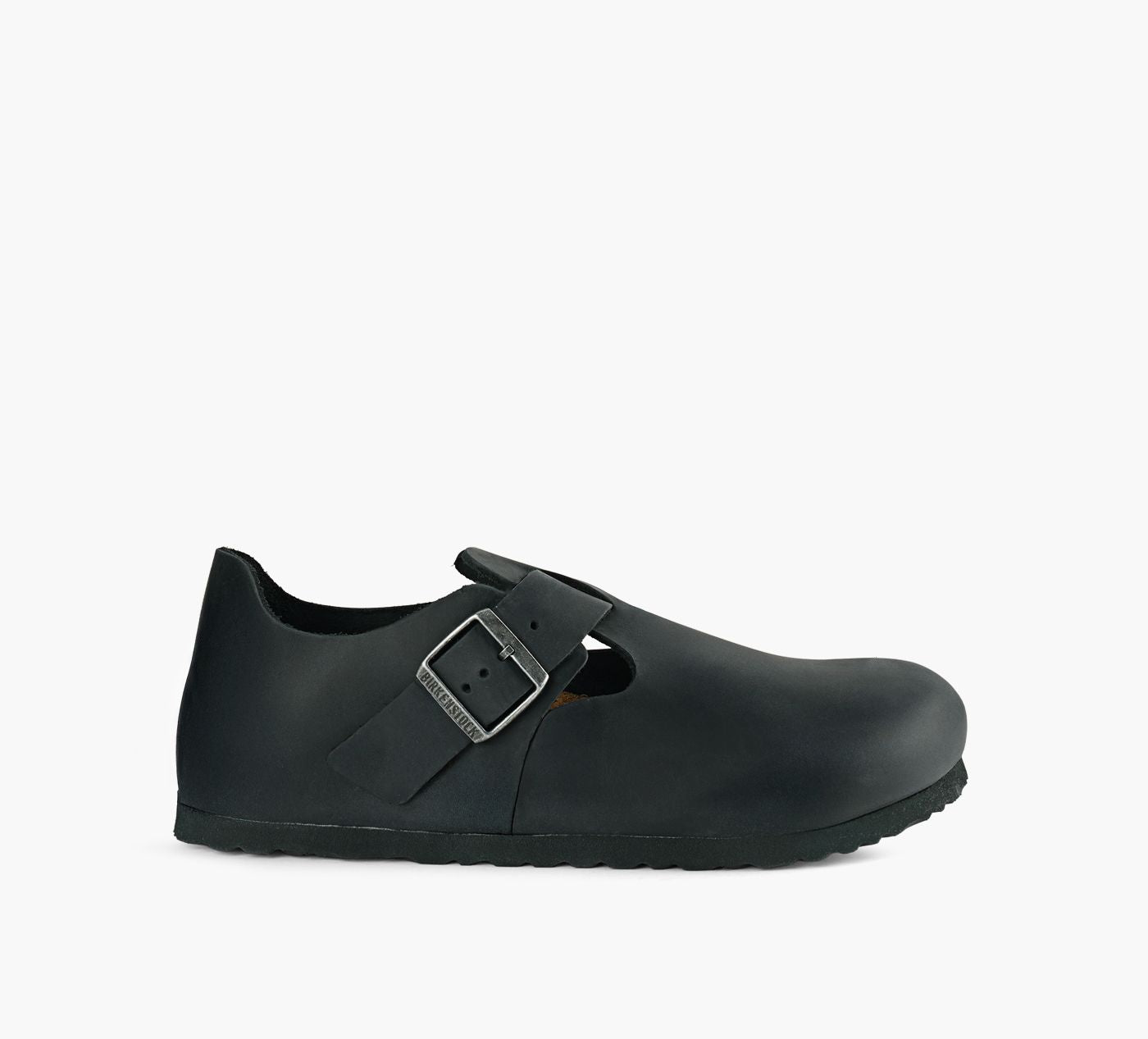 Birkenstock London for Men | Black/Oiled Leather – Browns Shoes