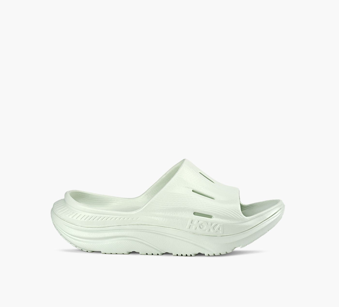 HOKA Ora Recovery Slide 3 Sandals for Women | Sea Glass – Browns Shoes