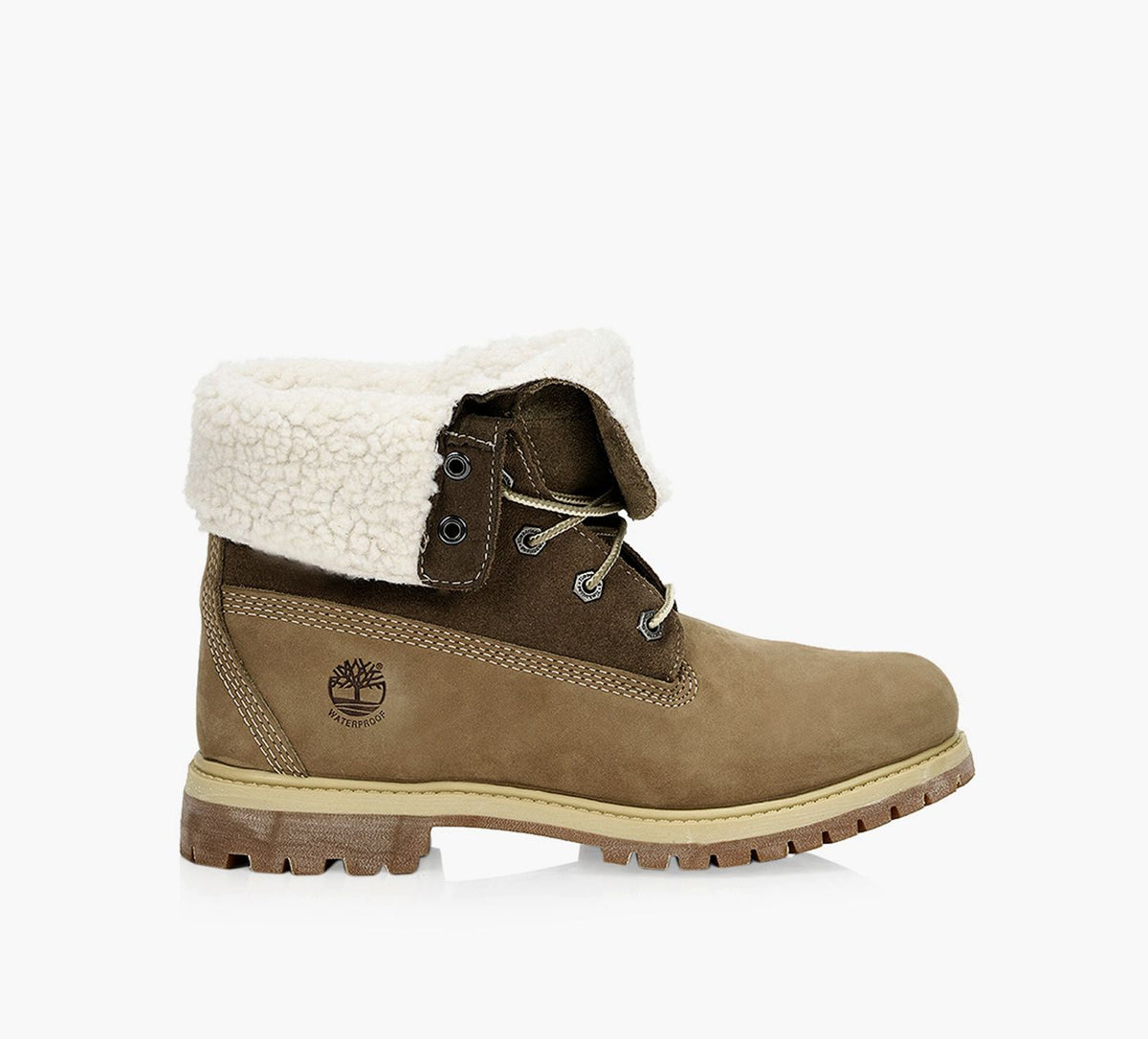 TIMBERLAND AUTHENTICWARMLINEDFOLDDOWNBOOT in TAUPE view 6