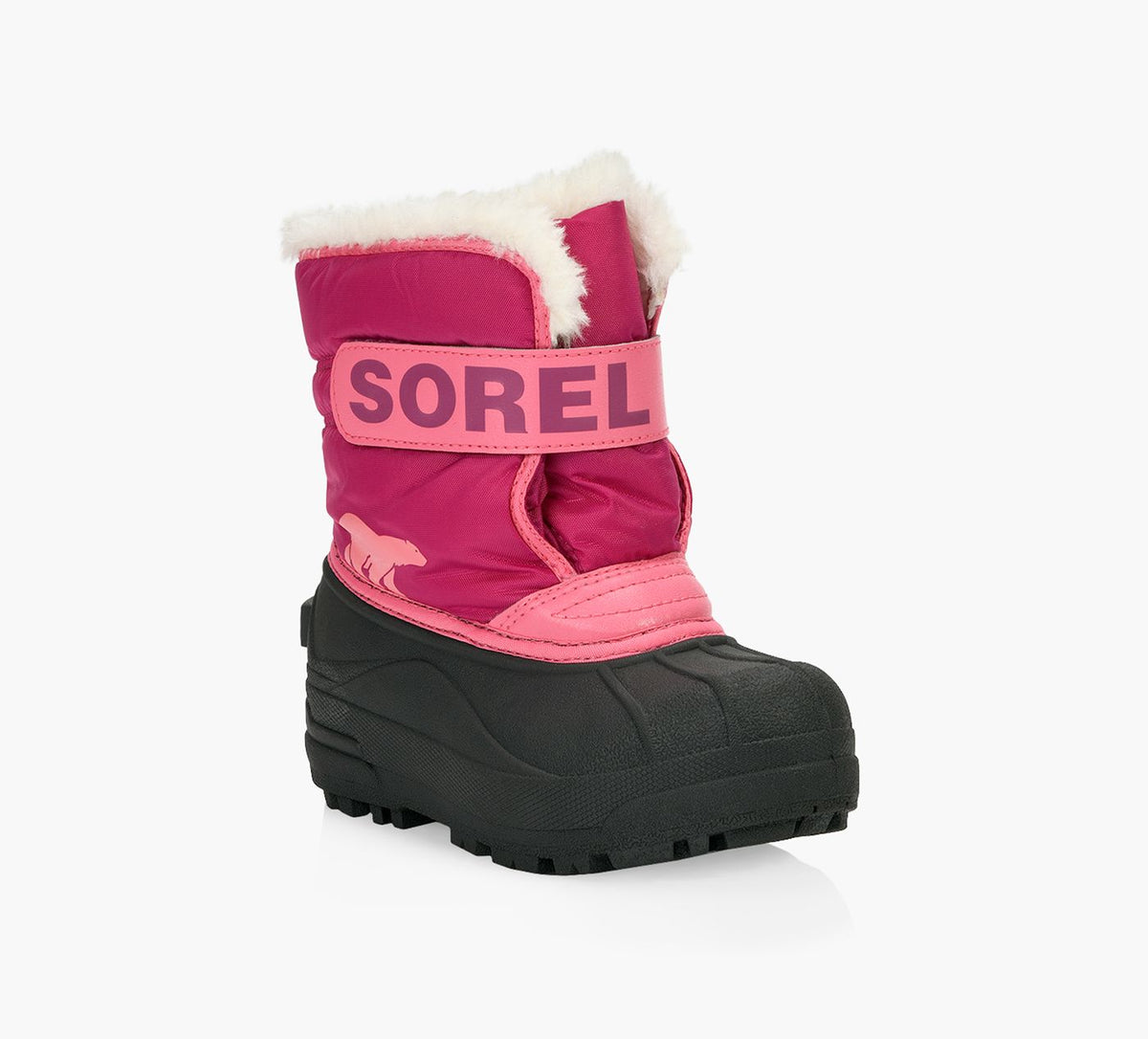 SOREL SNOWCOMMANDERBOTTESENFANTS en ROSE PALE vue 2