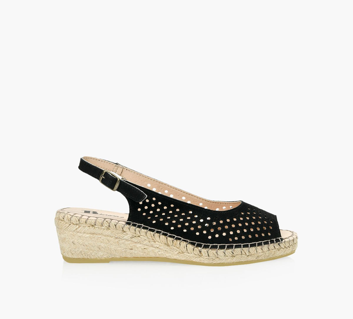 BROWNS FULLERTONWEDGESANDAL in BLACK