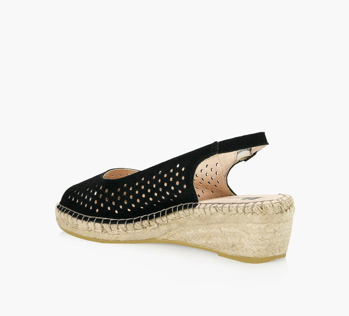 BROWNS FULLERTONWEDGESANDAL in BLACK view 3