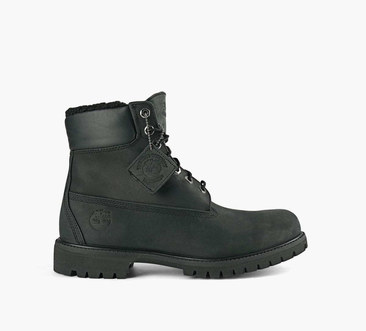 TIMBERLAND PREMIUM6INCHWARMLINEDWATERPROOFBOOT in BLACK