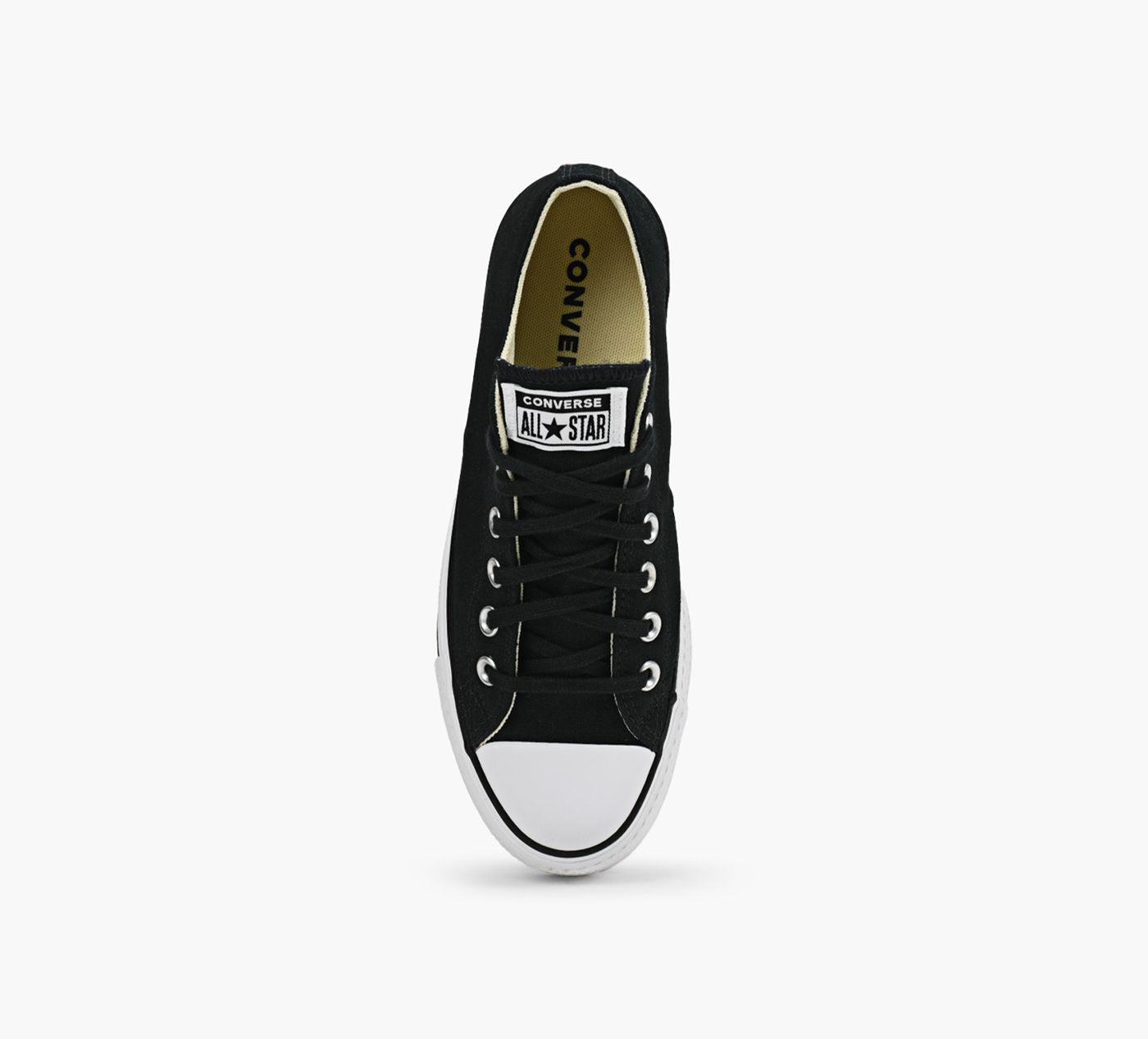 CONVERSE CHUCKTAYLORALLSTARLIFTLOWTOP in BLACK view 1c