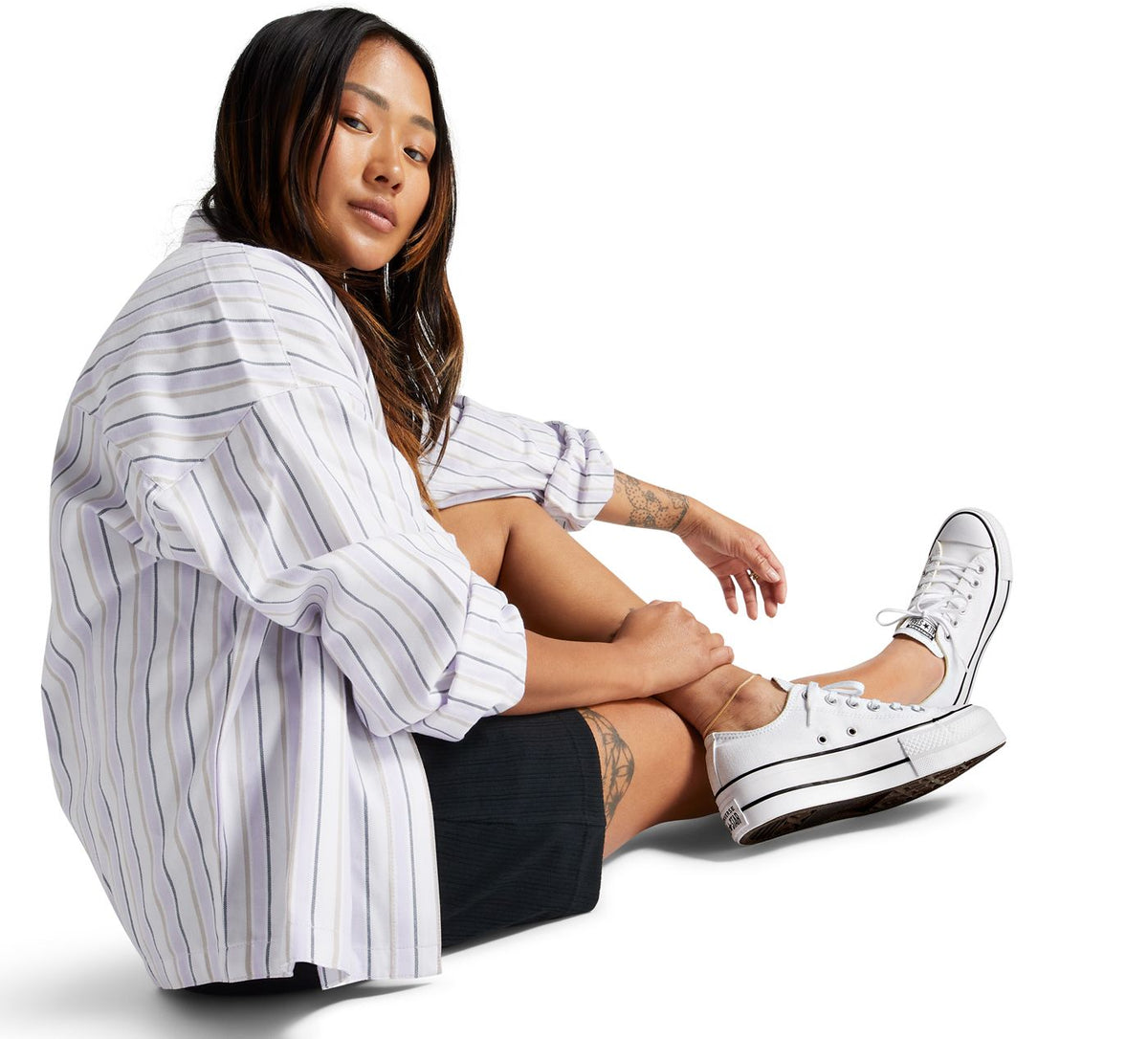 CONVERSE CHUCKTAYLORALLSTARLIFTLOWTOP in WHITE view 7