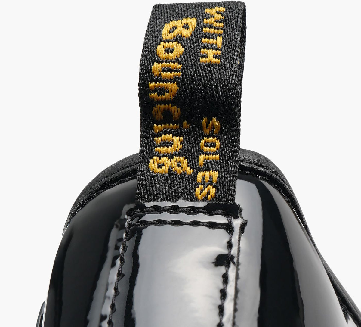 DR. MARTENS 1460PATENTLAMPER in BLACK view 1b