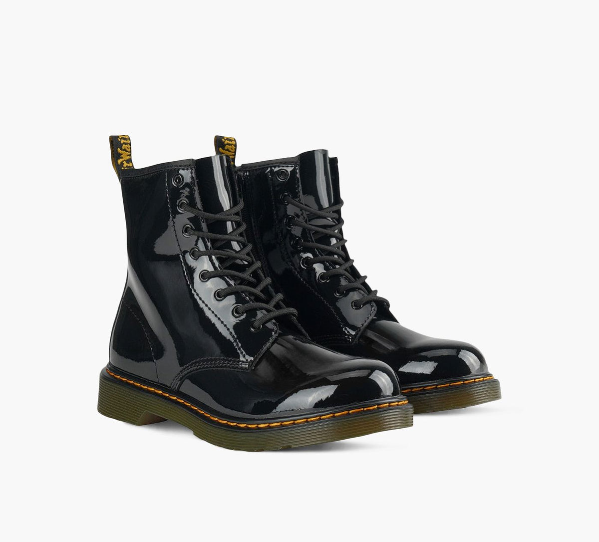 DR. MARTENS 1460PATENTLAMPER in BLACK view 2