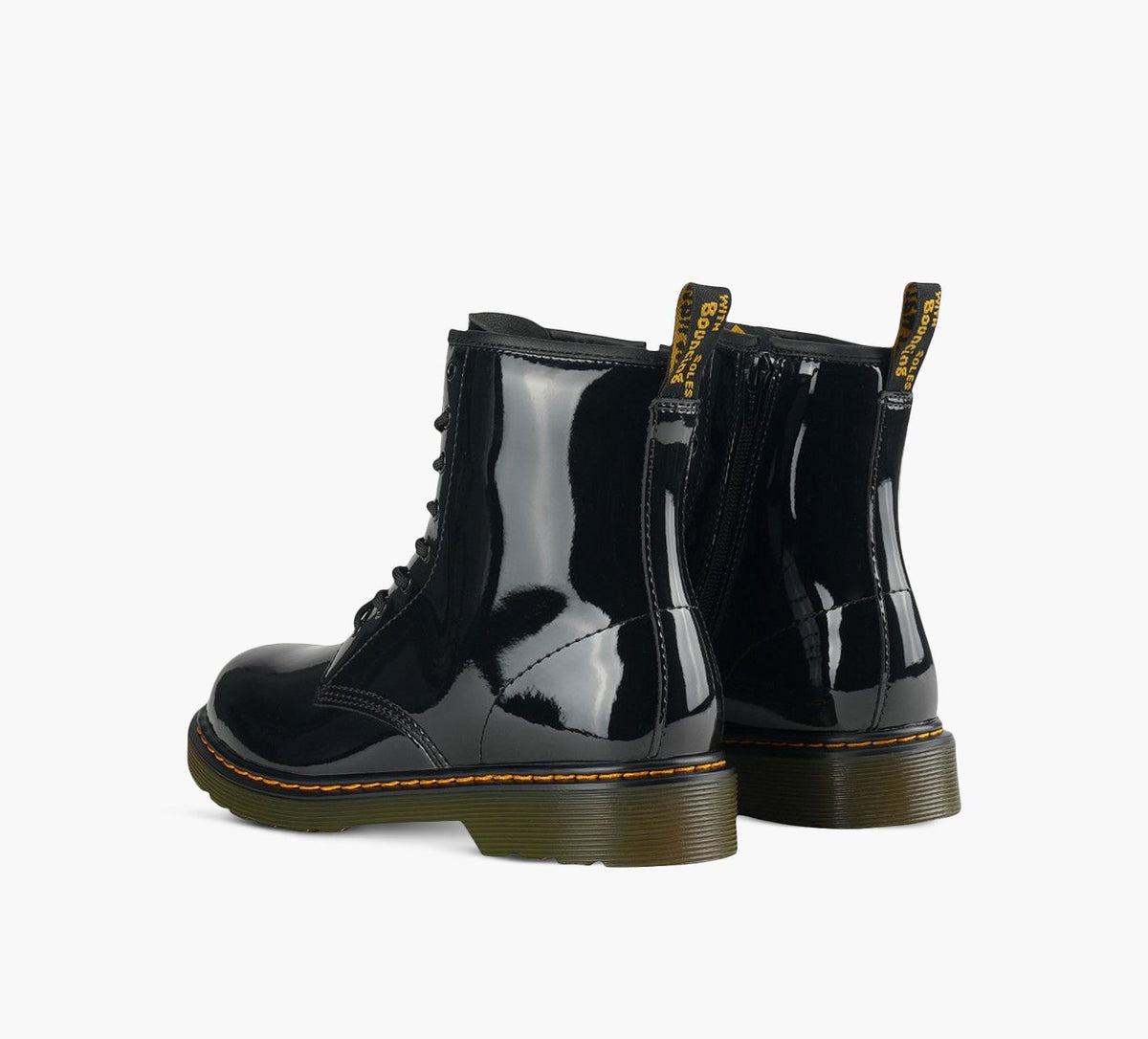 DR. MARTENS 1460PATENTLAMPER in BLACK view 3