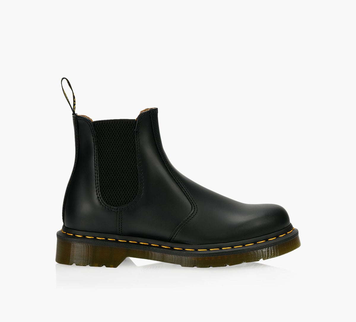 DR. MARTENS 2976YELLOWSTITCHCHELSEA in BLACK