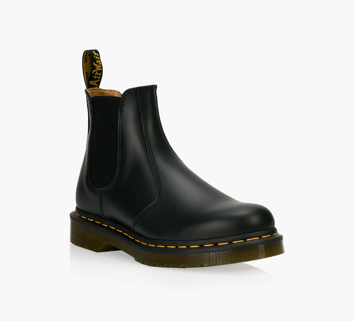 DR. MARTENS BOTTINE2976COUTUREJAUNE en NOIR vue 2