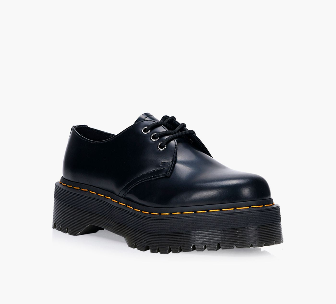 DR. MARTENS PLATEFORMES1461QUAD en NOIR vue 2