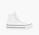 CONVERSE CHUCKTAYLORALLSTARLIFTPLATFORMHIGHTOP in WHITE