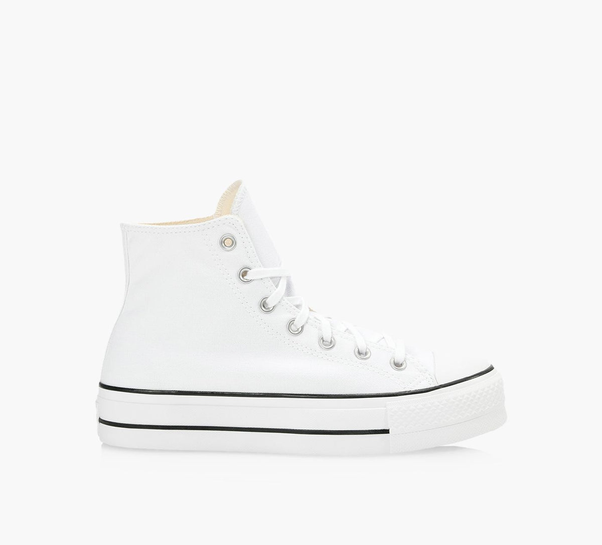 CONVERSE CHUCKTAYLORALLSTARLIFTPLATFORMHIGHTOP in WHITE
