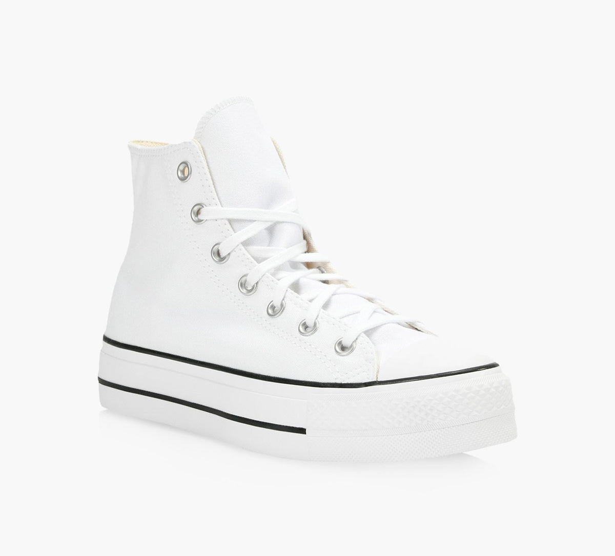 CONVERSE CHUCKTAYLORALLSTARLIFTPLATFORMHIGHTOP in WHITE view 2