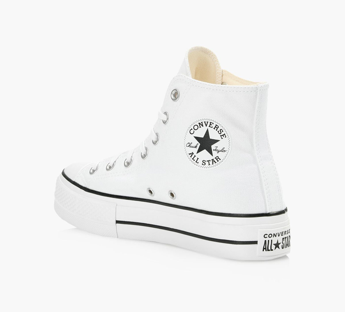 CONVERSE CHUCKTAYLORALLSTARLIFTPLATFORMHIGHTOP in WHITE view 3