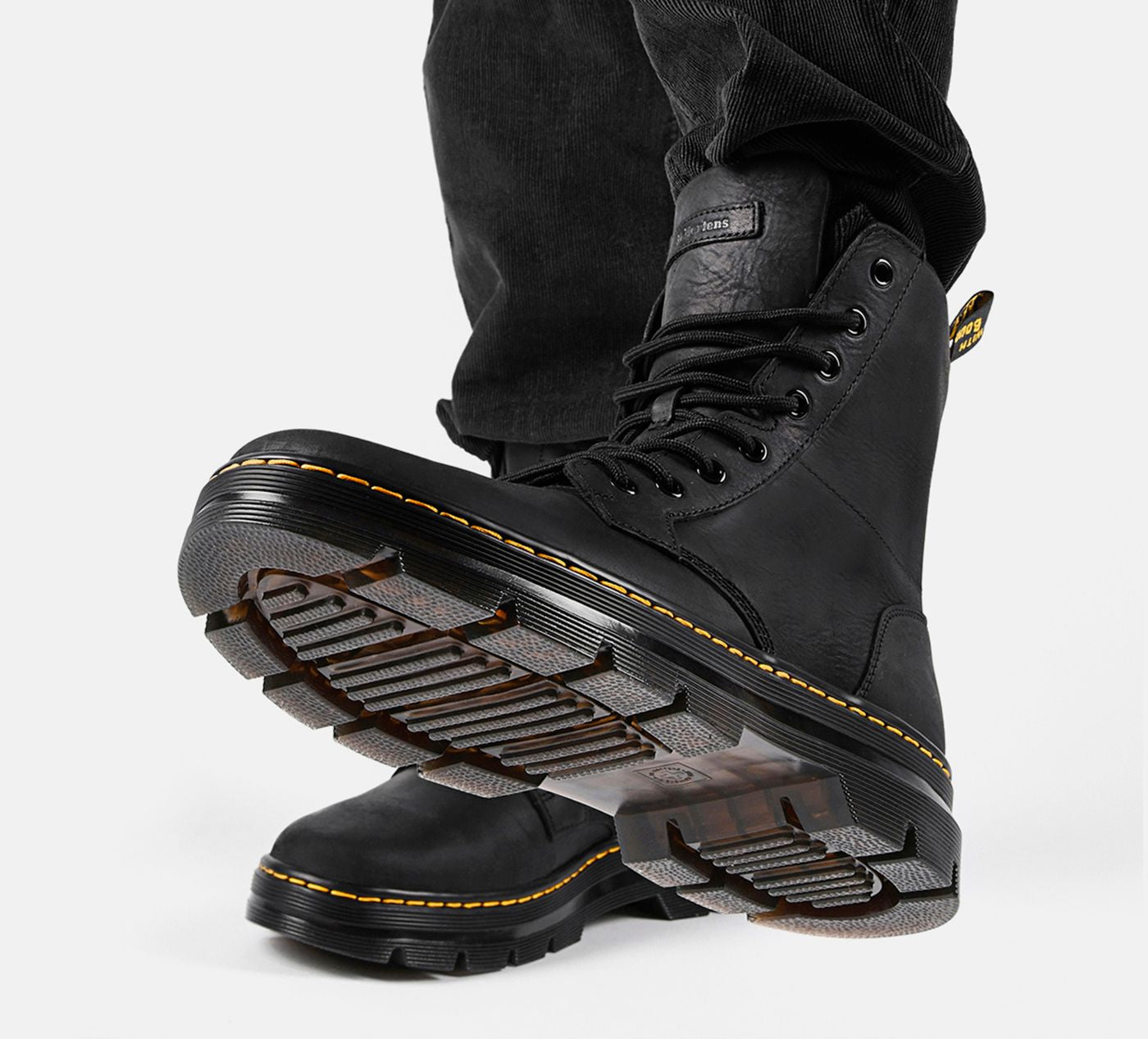 DR. MARTENS COMBS en NOIR vue 1c