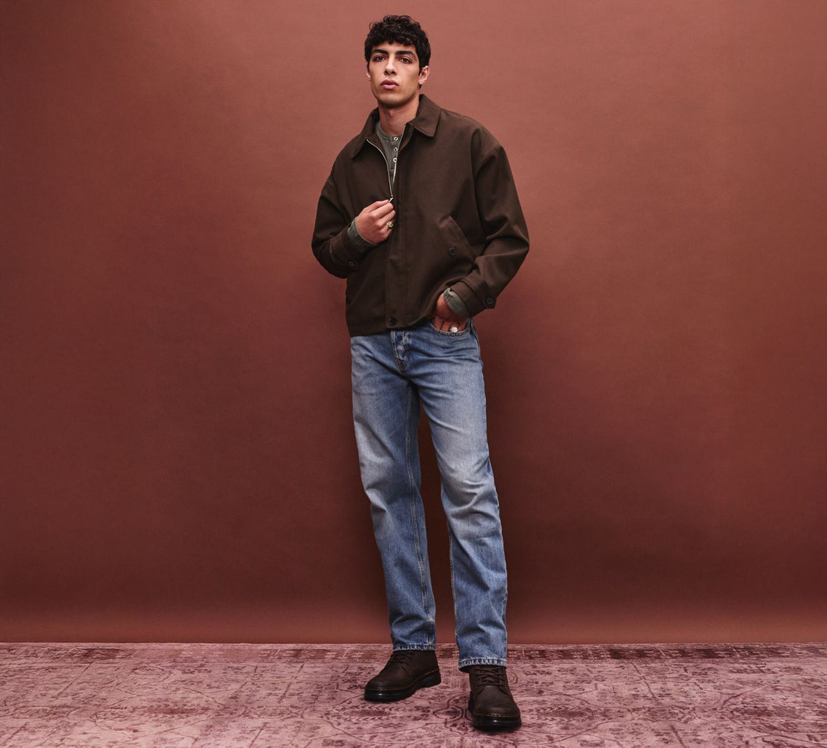 DR. MARTENS COMBS en BRUN vue 6
