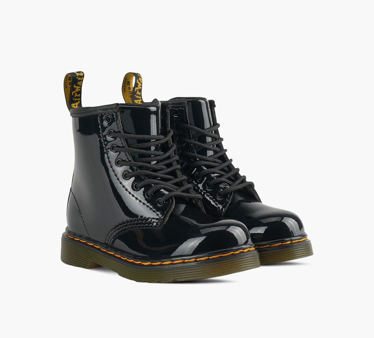 DR. MARTENS 1460PATENTLAMPER in BLACK view 2