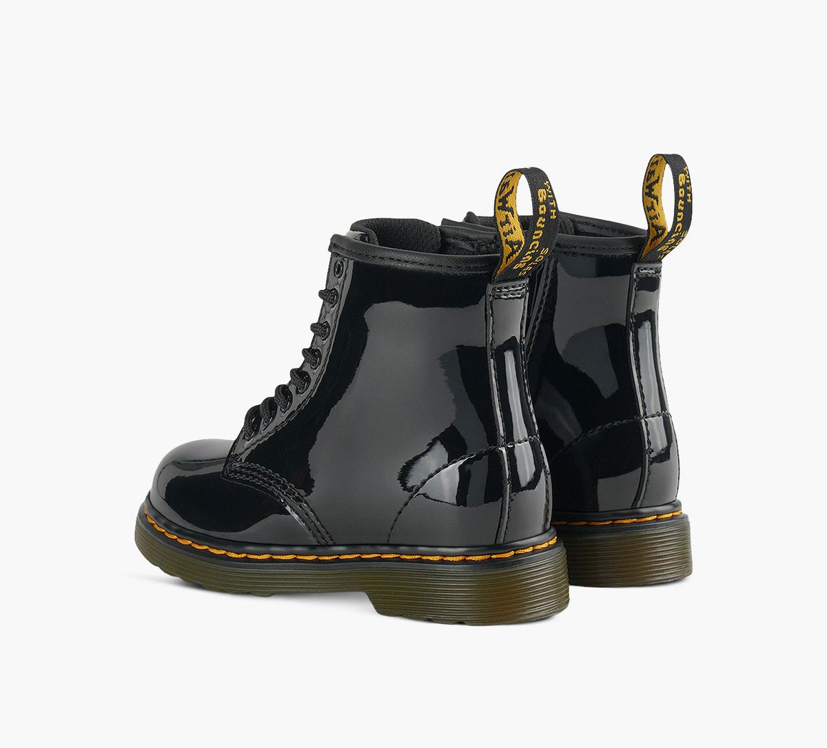 DR. MARTENS 1460PATENTLAMPER in BLACK view 3