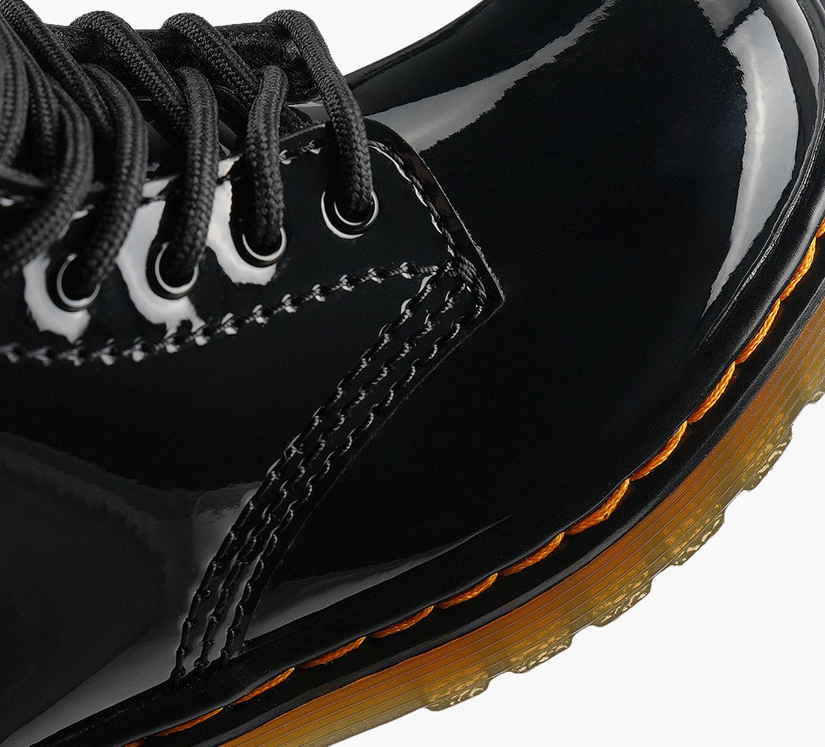DR. MARTENS 1460PATENTLAMPER in BLACK view 8