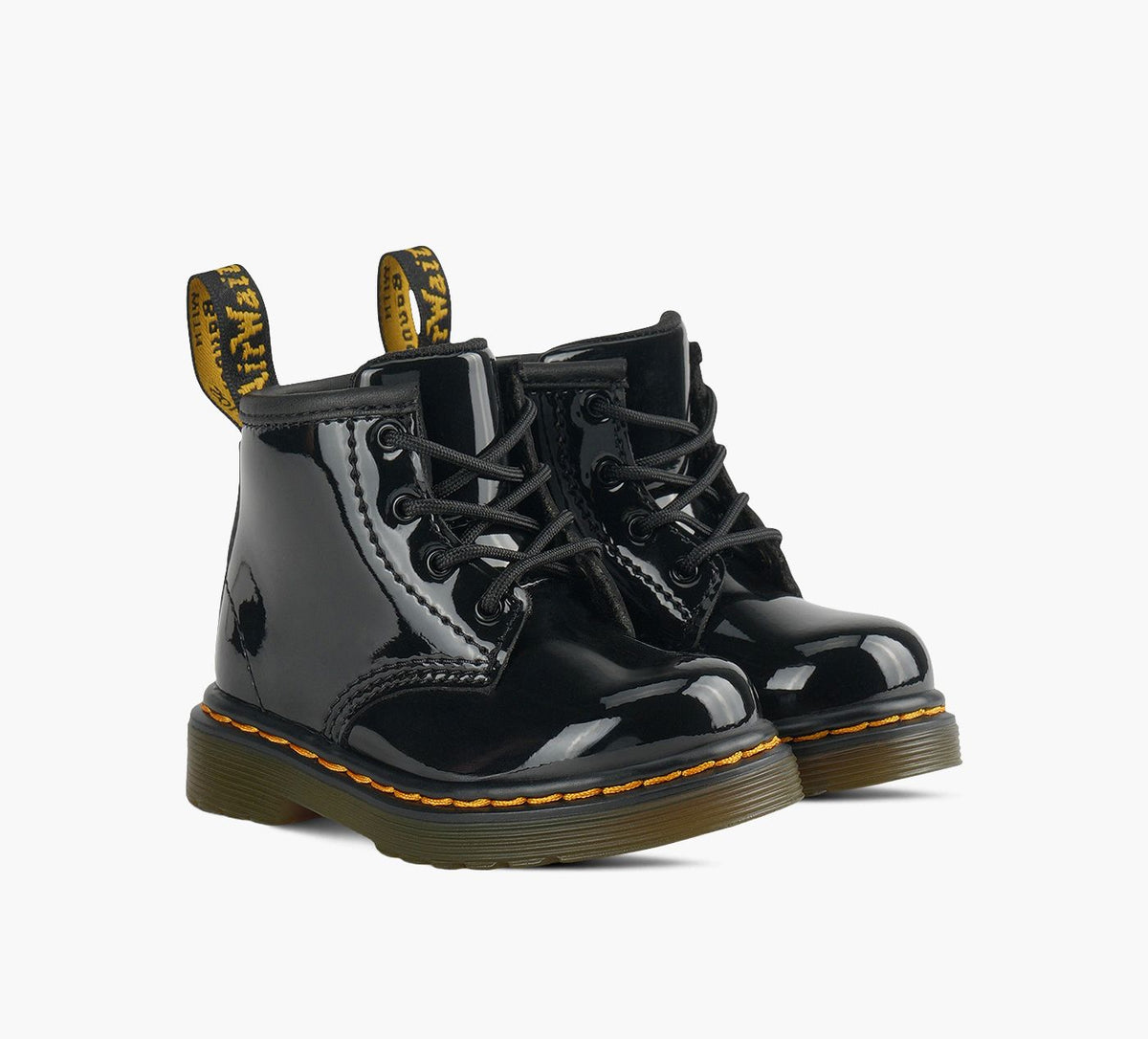 DR. MARTENS 1460PATENTLAMPER in BLACK view 2