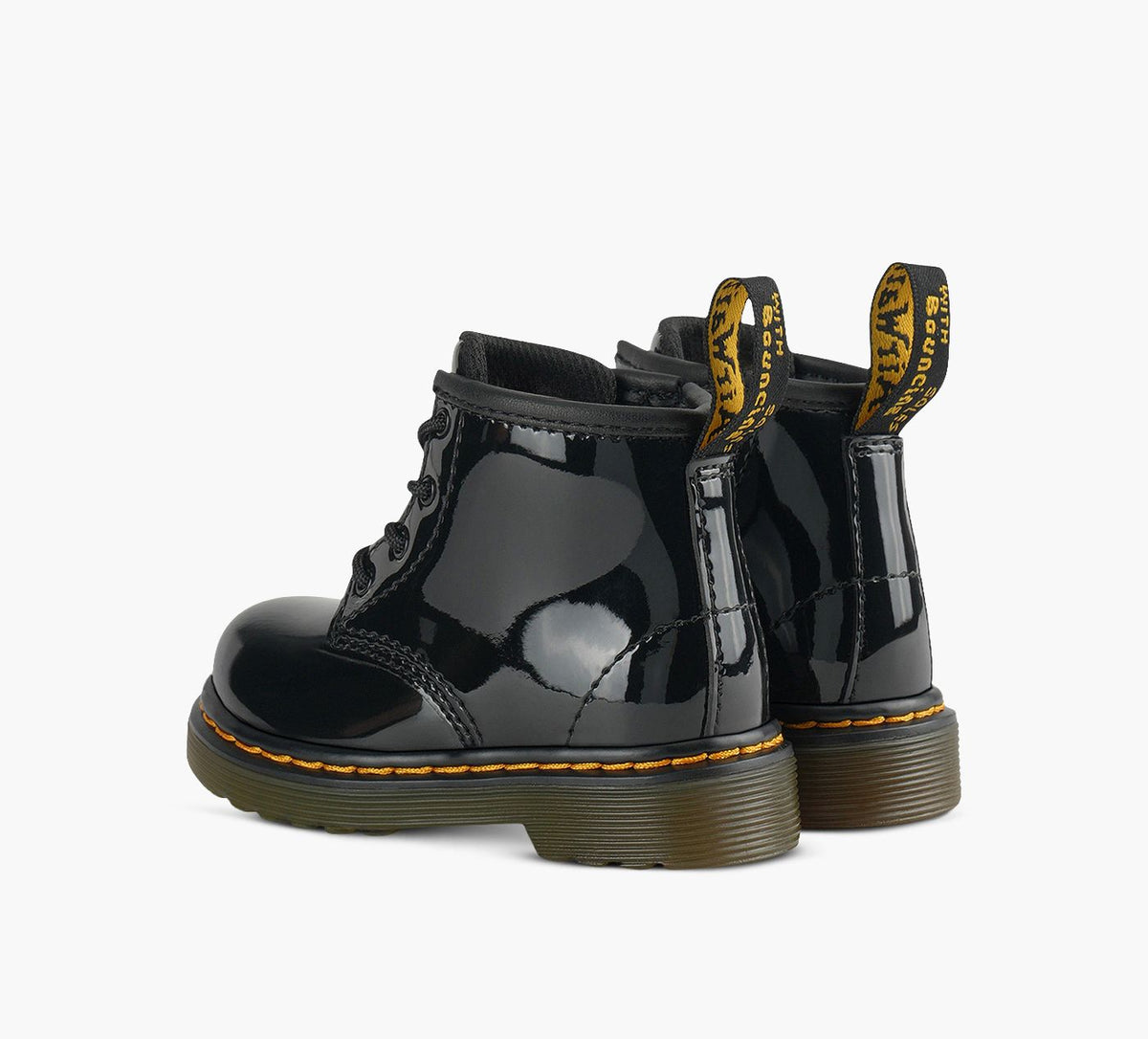 DR. MARTENS 1460PATENTLAMPER in BLACK view 3
