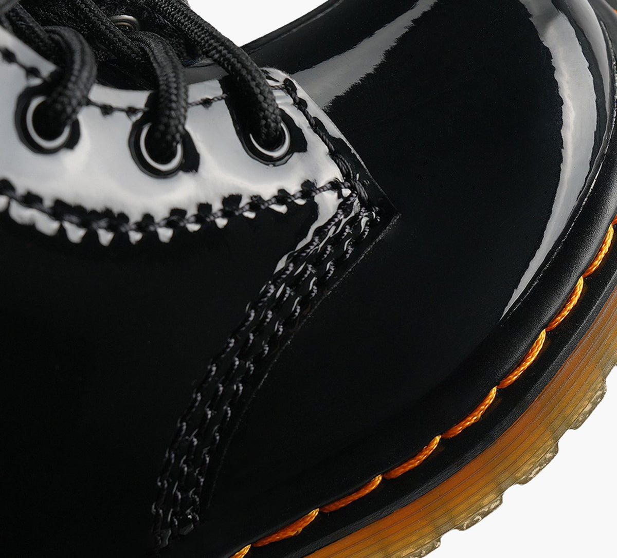 DR. MARTENS 1460PATENTLAMPER in BLACK view 8