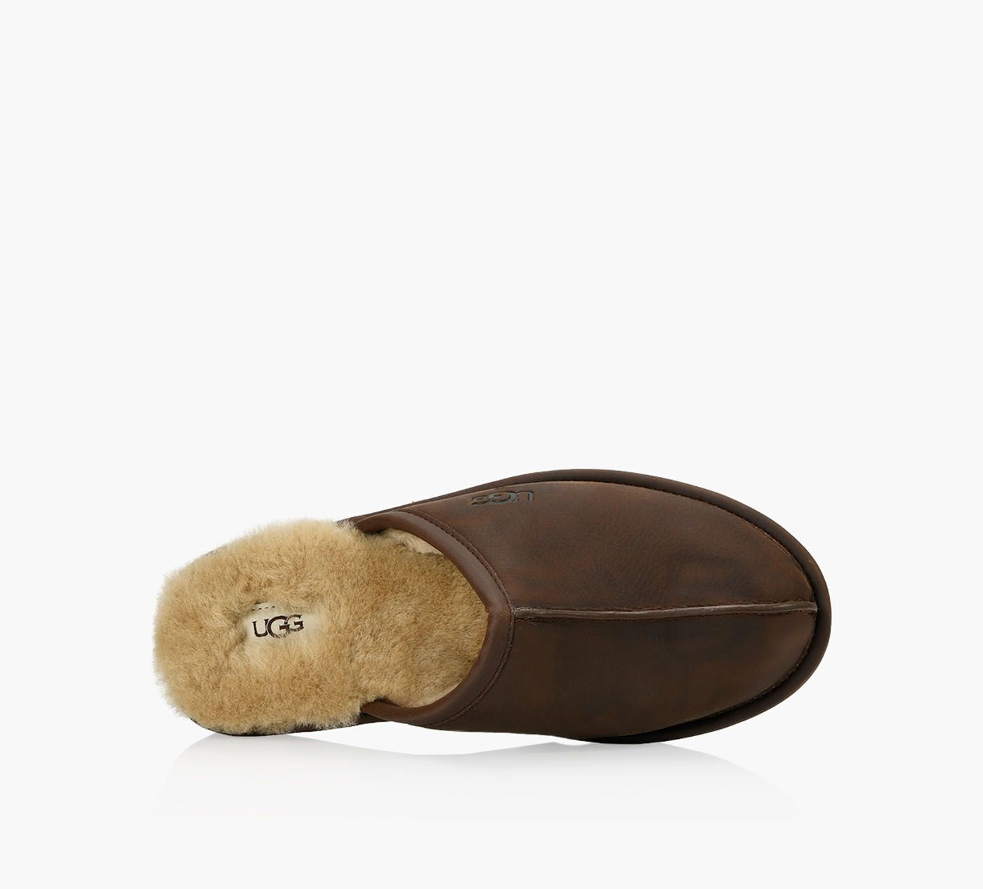 UGG SCUFFCUIR en BRUN vue 1c