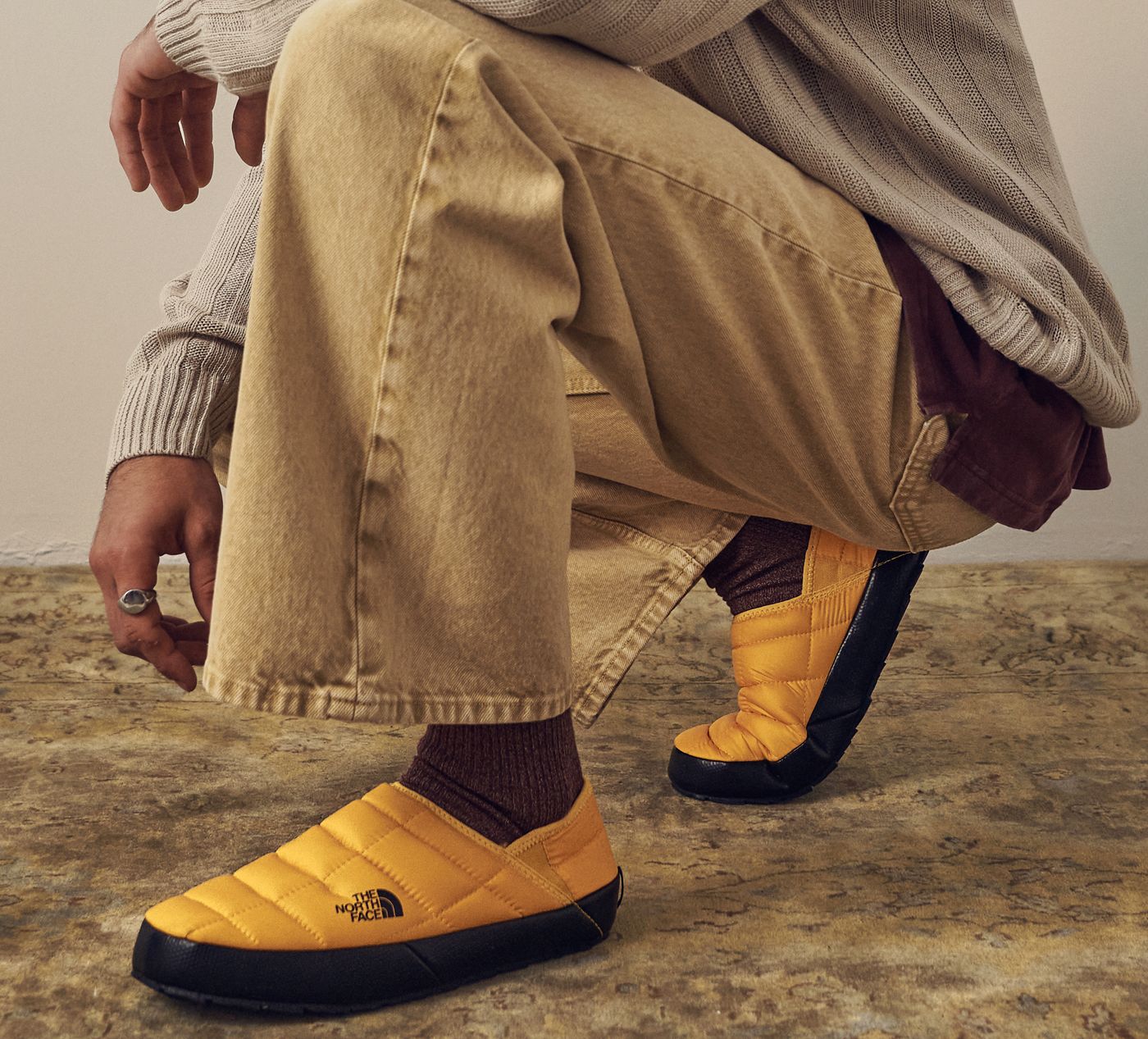 THE NORTH FACE MULETHERMOBALLTRACTIONV en JAUNE vue 7