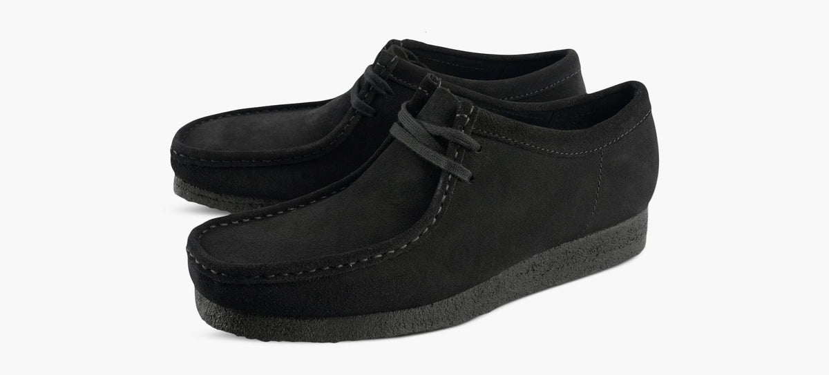 CLARKS ORIGINALS WALLABEE en NOIR vue 4