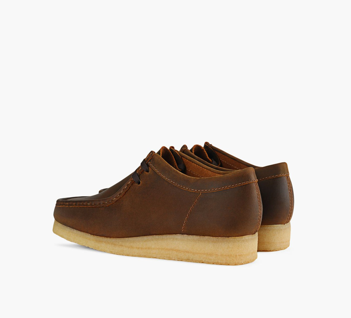 CLARKS ORIGINALS WALLABEE in BROWN view 3