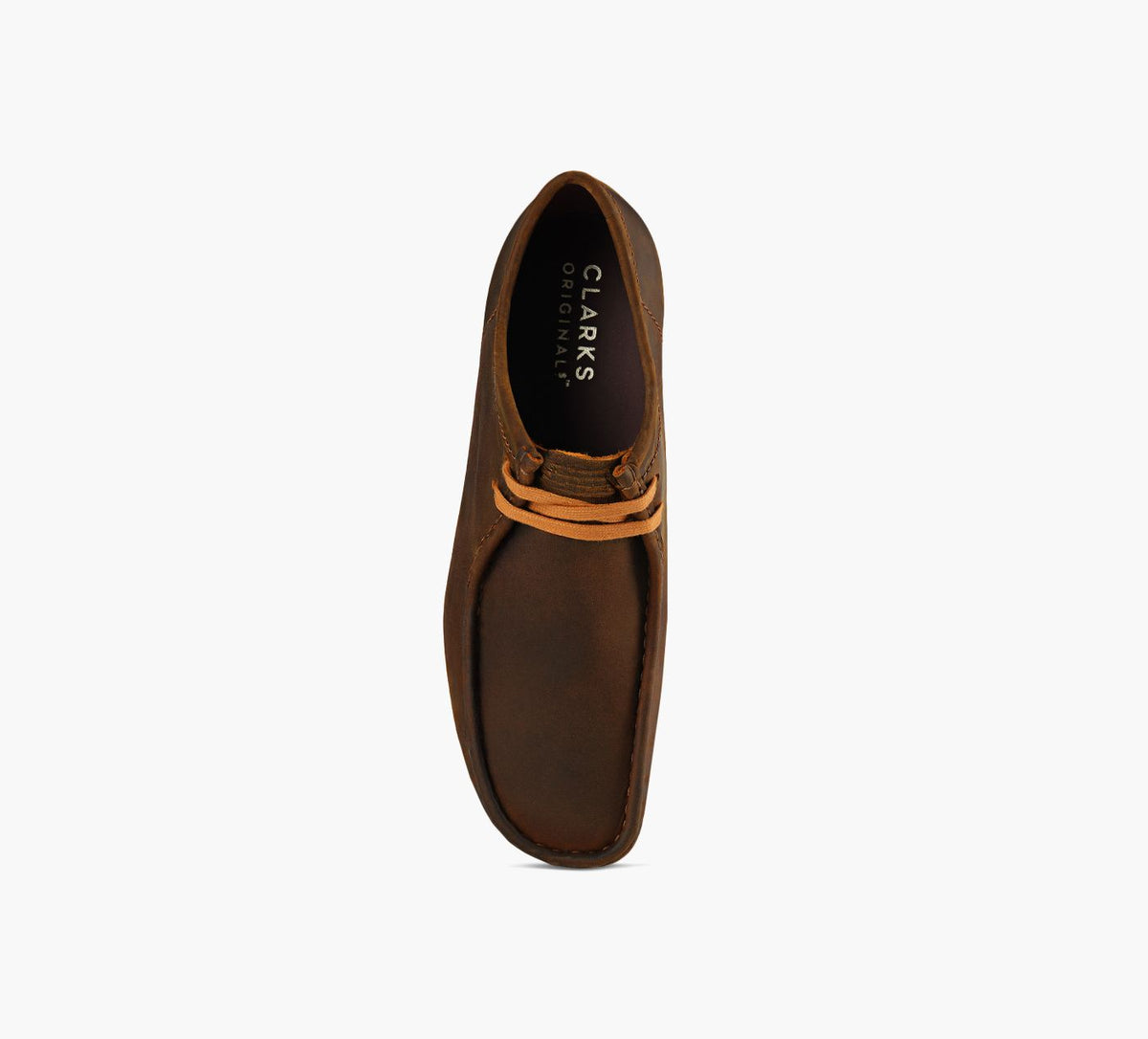 CLARKS ORIGINALS WALLABEE en BRUN vue 1c