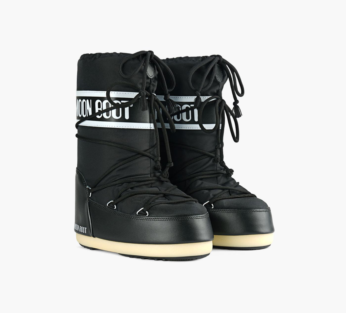 MOON BOOT ICONNYLON in BLACK view 2