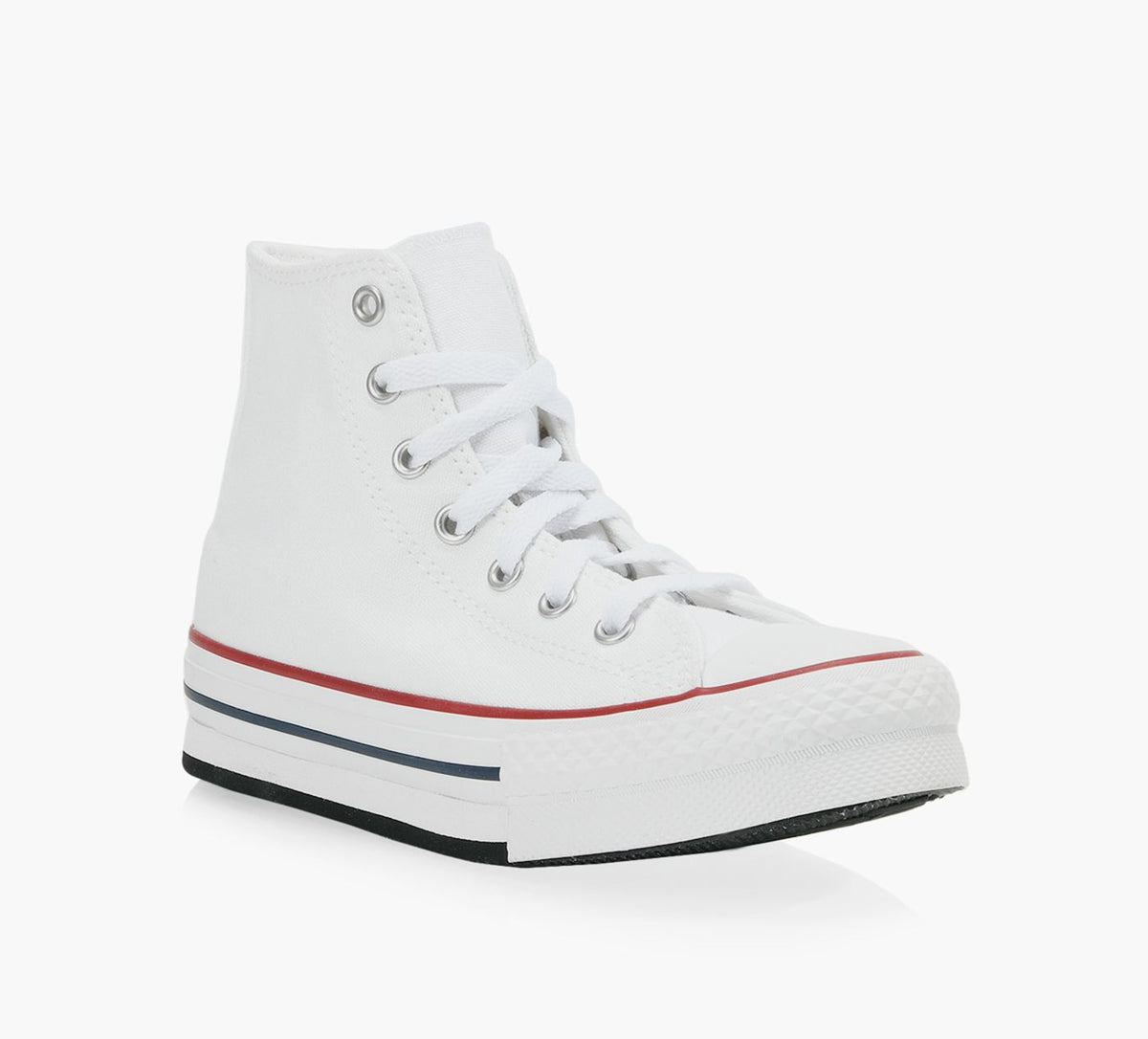 CONVERSE PLATEFORMECHUCKTAYLORALLSTAREVALIFTCANVAS en BLANC vue 2