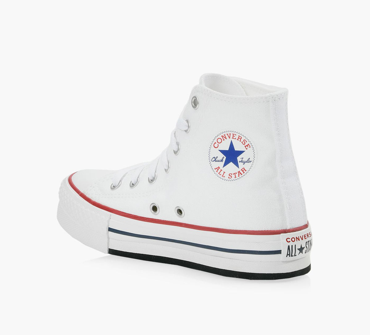 CONVERSE PLATEFORMECHUCKTAYLORALLSTAREVALIFTCANVAS en BLANC vue 3
