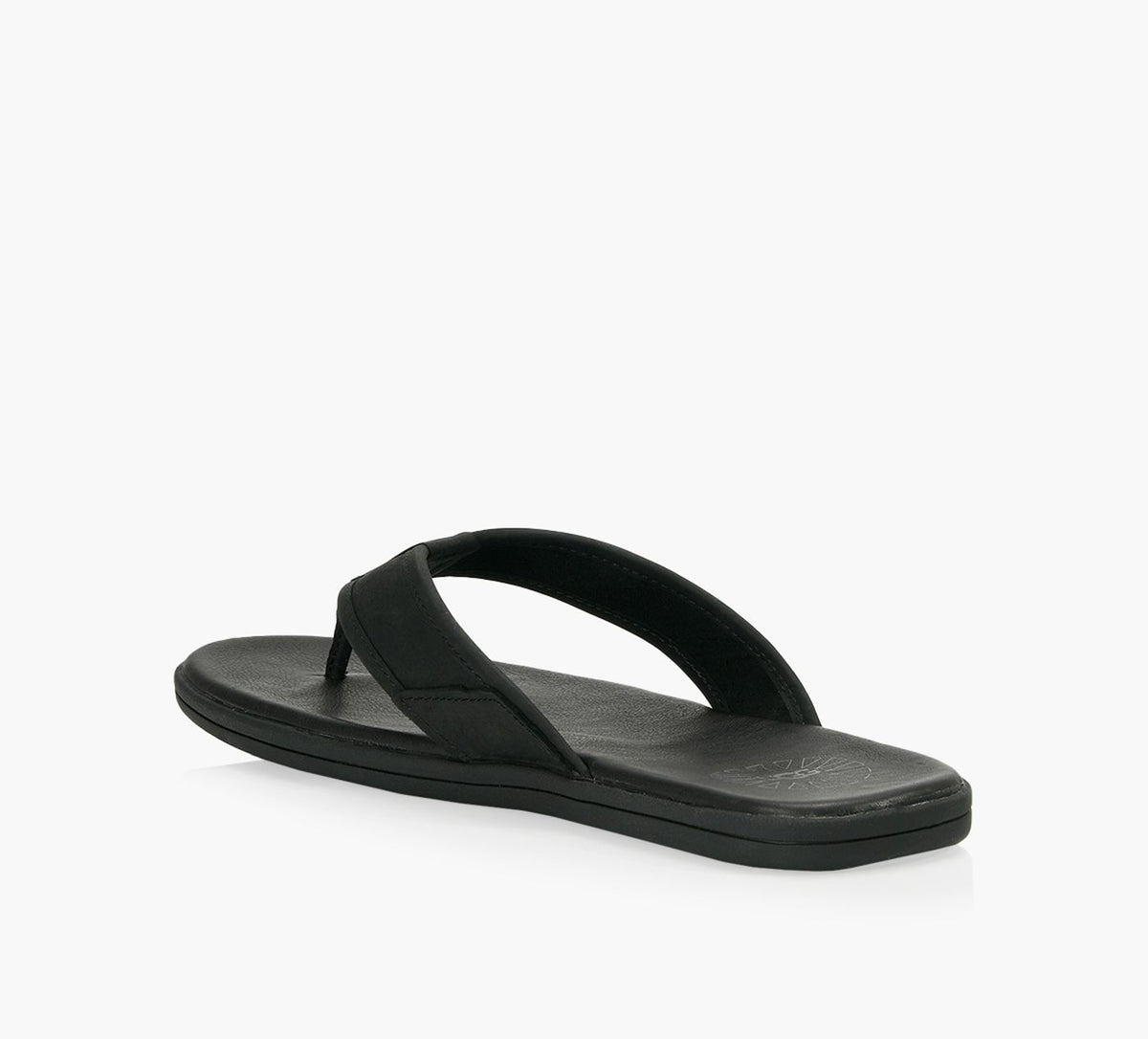 UGG SEASIDEFLIPLEATHER in BLACK view 3