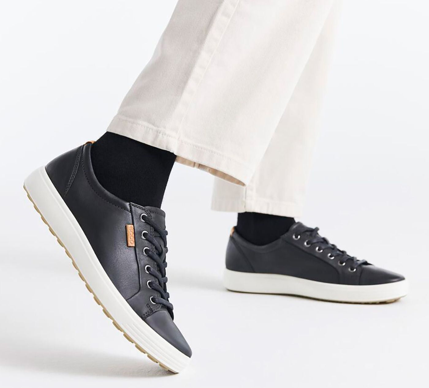 ECCO SOFT7 en NOIR vue 1c