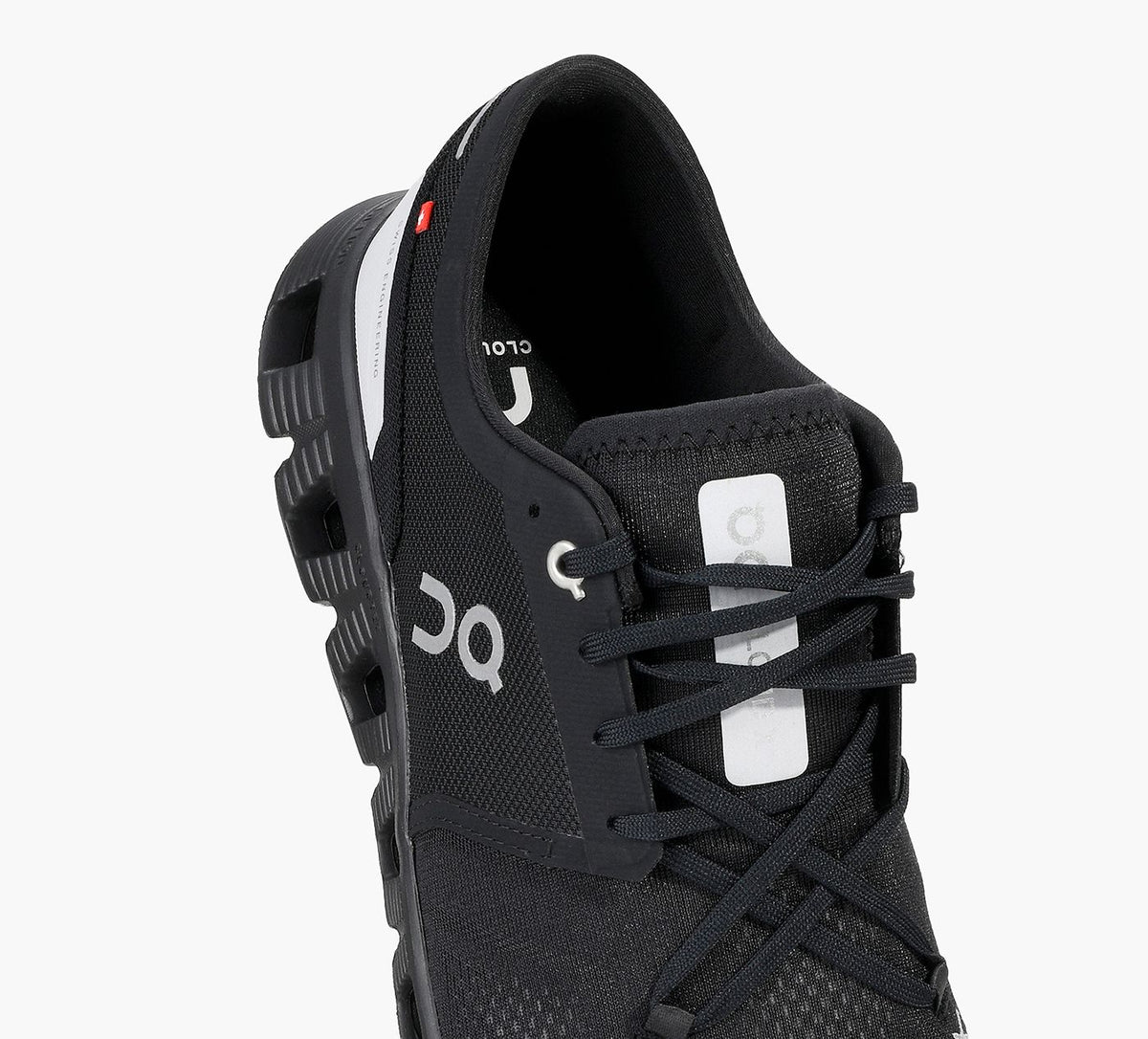 ON CLOUDX3 in BLACK view 1c