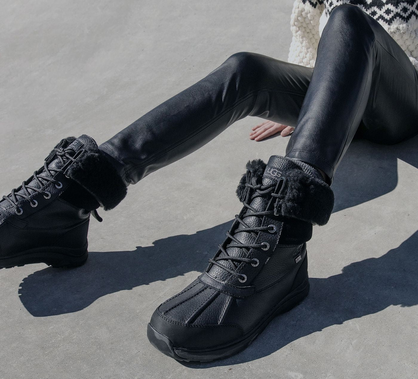 UGG BOTTEADIRONDACKIII en NOIR vue 7