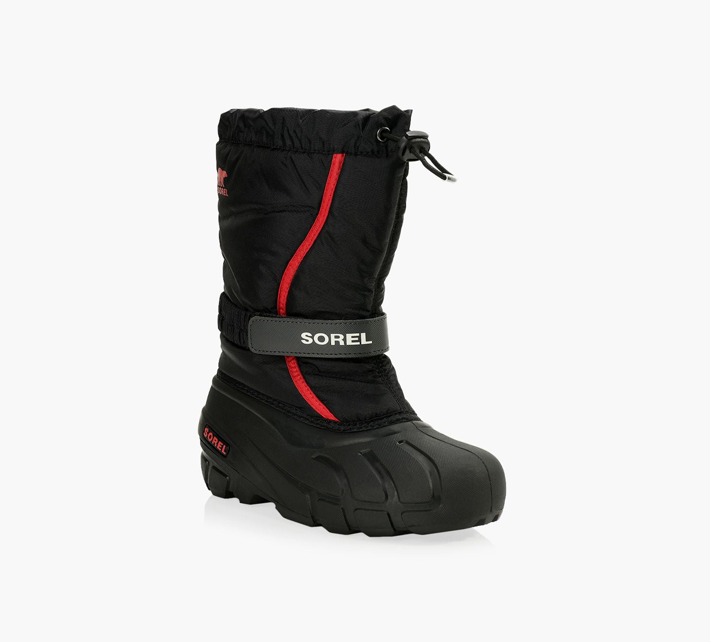 SOREL FLURRY en NOIR vue 2