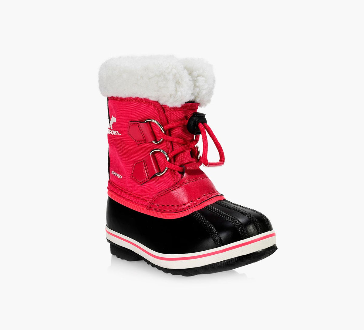 SOREL YOOTPACBOTTESENNYLONIMPERMABLES en FUCHSIA vue 2