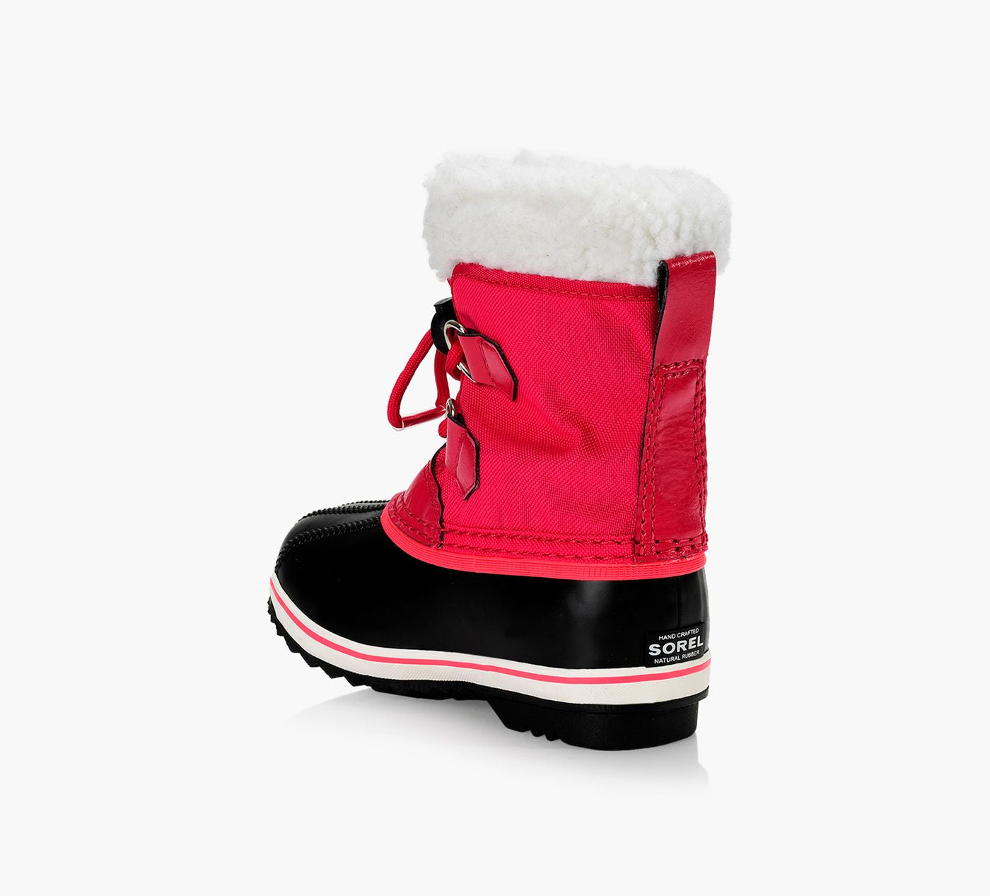 SOREL YOOTPACBOTTESENNYLONIMPERMABLES en FUCHSIA vue 3