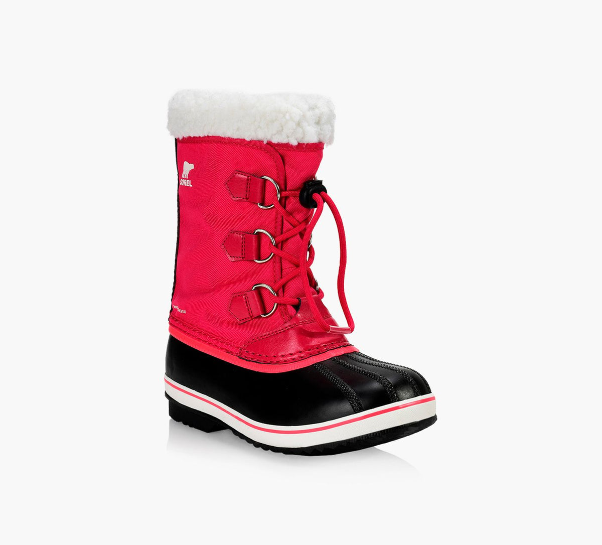 SOREL YOOTPACBOTTESENNYLONIMPERMABLES en FUCHSIA vue 2