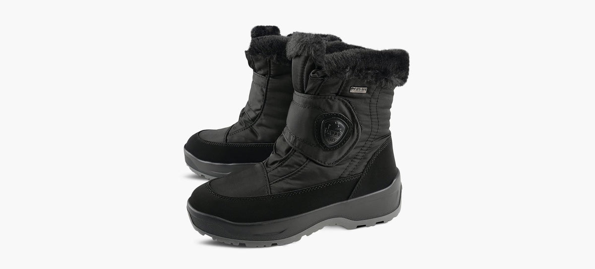 PAJAR MOSCOU30VELCROBOOTWITHICEGRIPPER in BLACK view 4