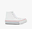 CONVERSE PLATEFORMECHUCKTAYLORALLSTAREVALIFTCANVAS en BLANC