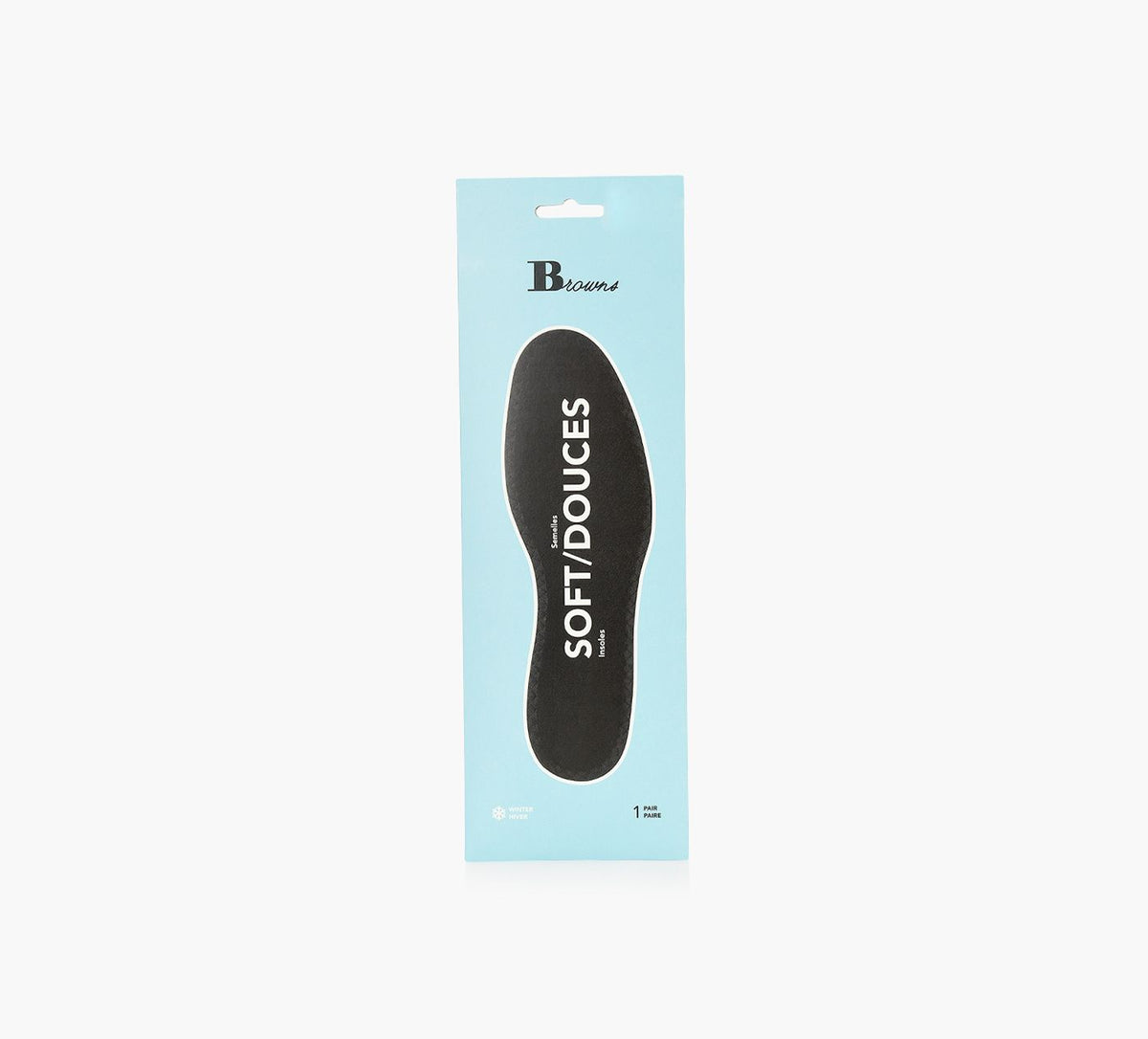 BROWNS THERMOSOFTINSOLES in CLEAR