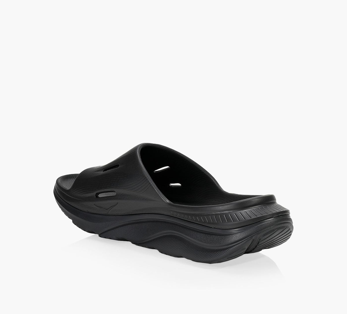 HOKA ORARECOVERYSLIDE3 in BLACK view 3