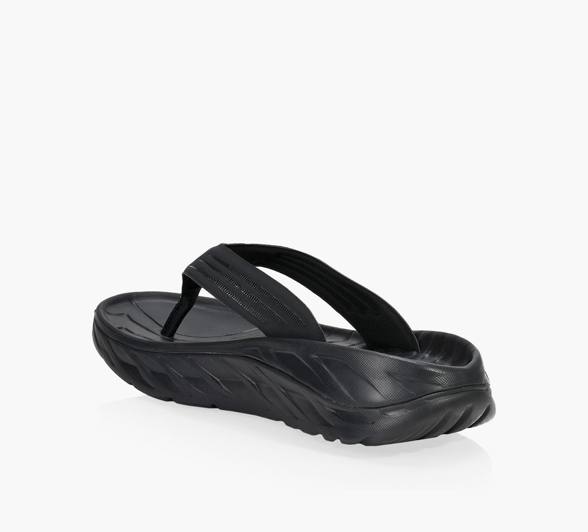 HOKA ORARECOVERYFLIP in BLACK view 3