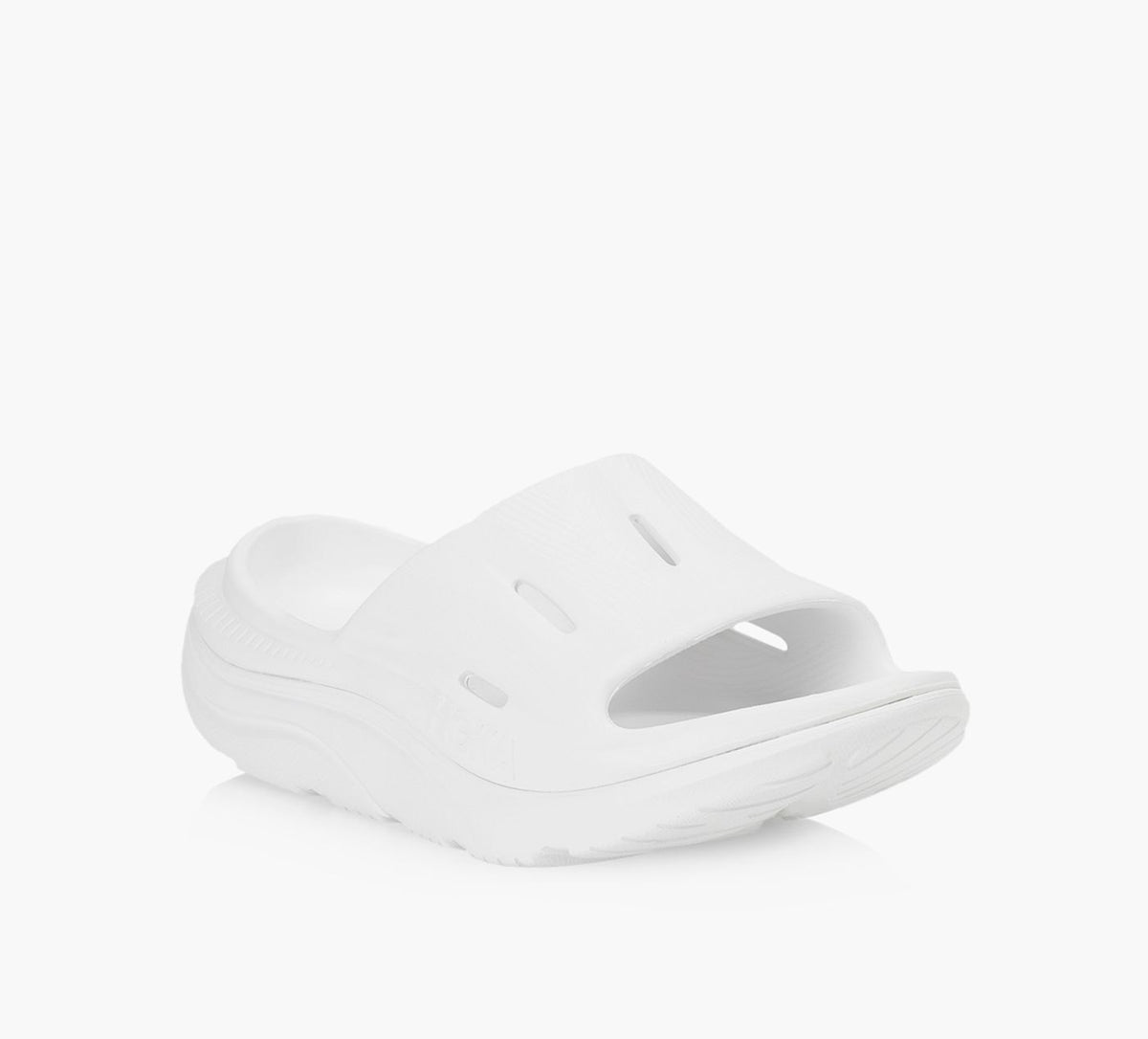 HOKA ORARECOVERYSLIDE3 in WHITE view 2