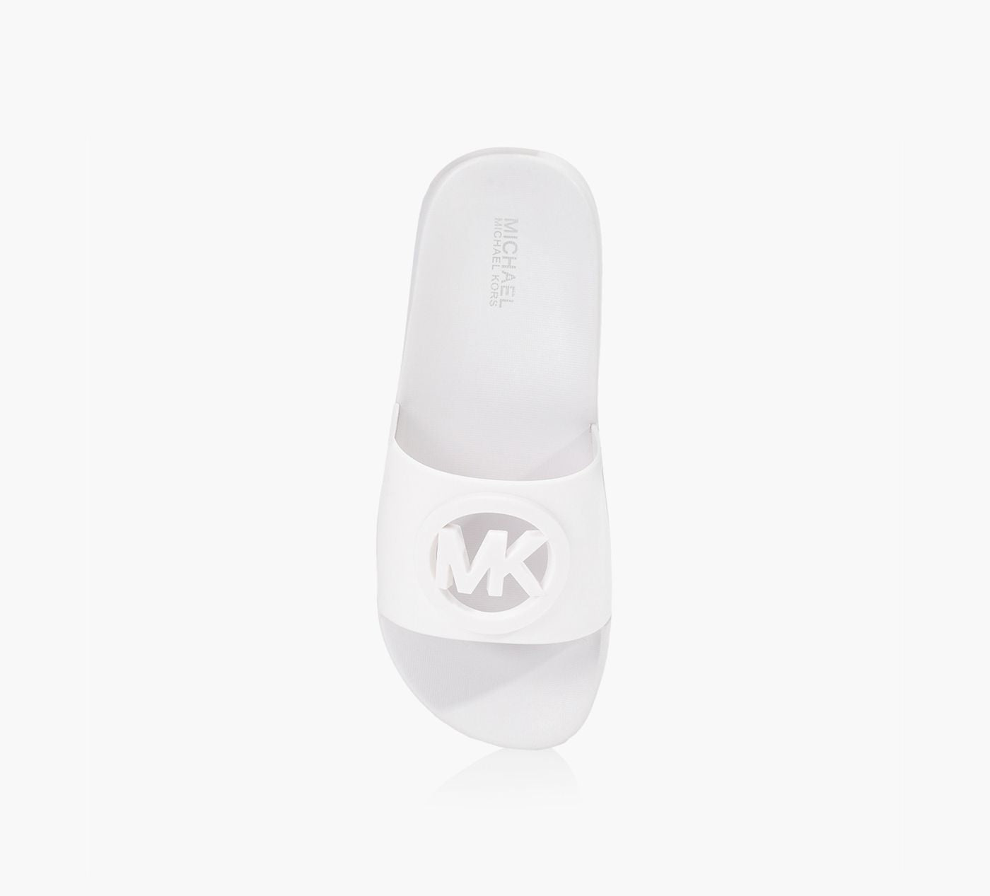 MICHAEL KORS SANDALEJETTCHARMCHOPOUT en BLANC vue 1c